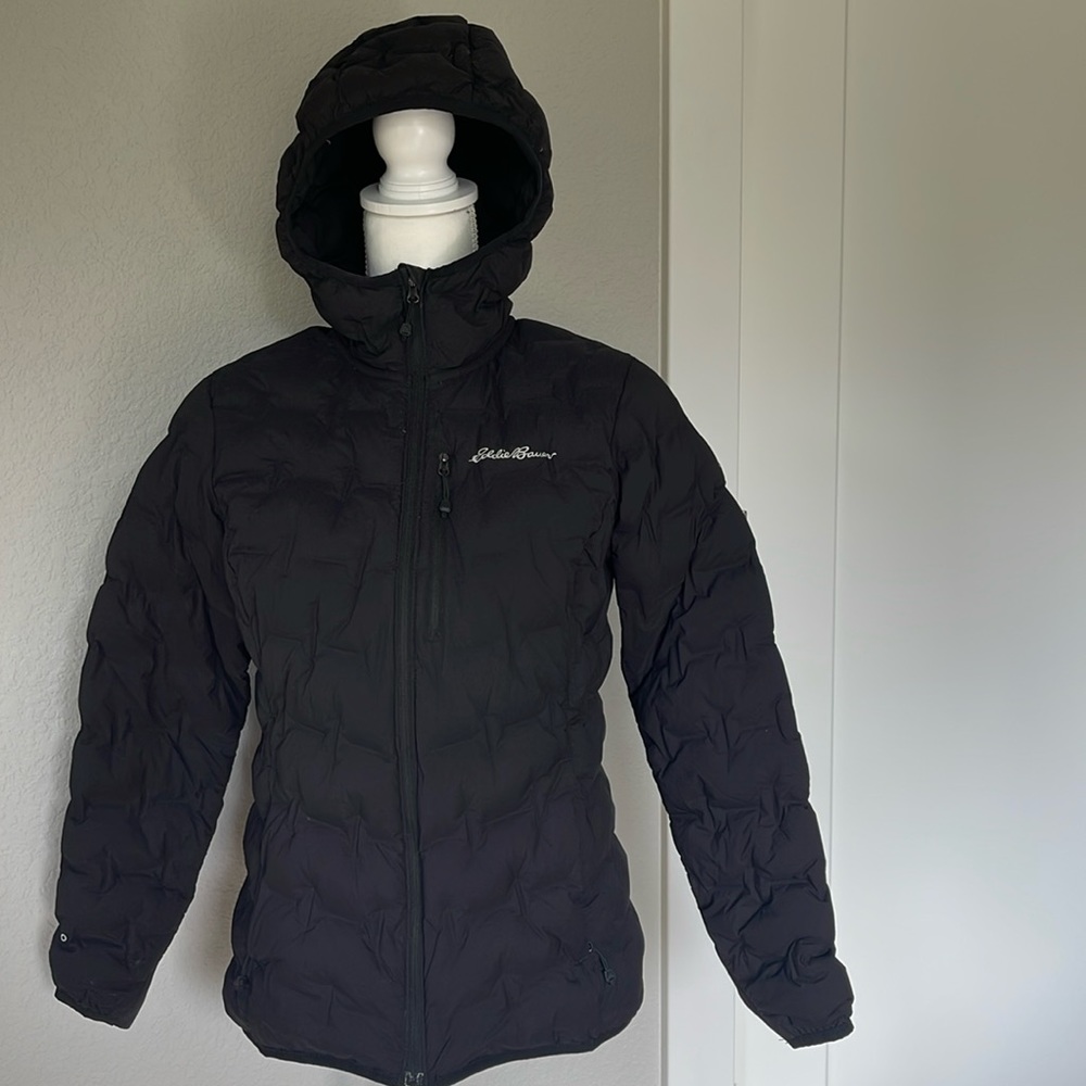 Eddie Bauer Women's MicroTherm FreeFuse Stretch Down Hooded Jacket